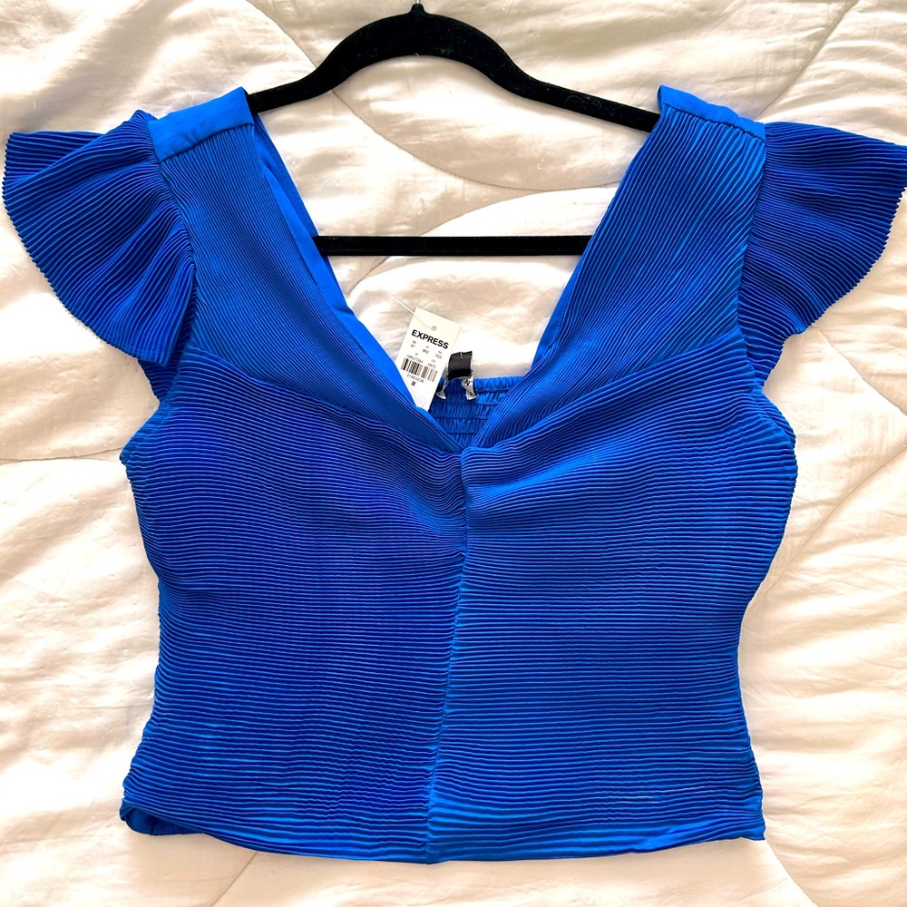 NWT Express pleated top